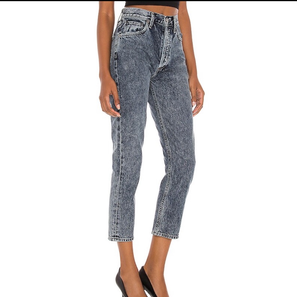 AGOLDE • Riley Crop ‘Before The Storm’ Wash